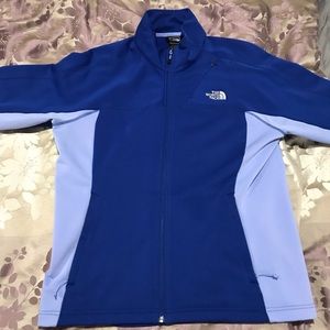 The North Face women’s royal blue fleece jacket